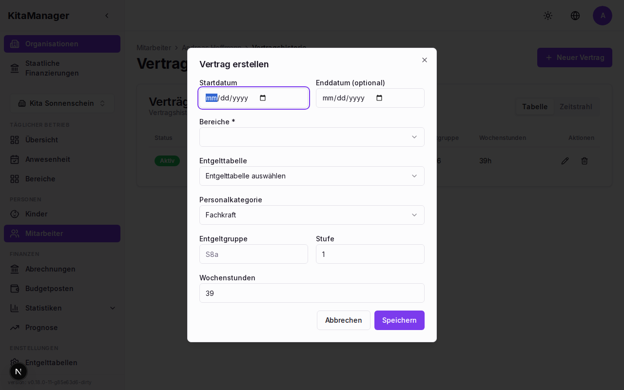 Arbeitsvertrag erstellen